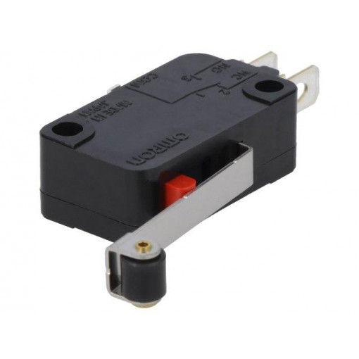 VX-016-1A3; Microswitch SNAP ACTION; with lever (with roller); SPDT; Pos: 2; OMRON OCB