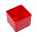 ; Container: for boxes; 54x54x45mm; red; polystyrene; ALLIT AG