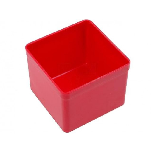 ; Container: for boxes; 54x54x45mm; red; polystyrene; ALLIT AG ; Container: for boxes; 54x54x45mm; red; polystyrene; ALLIT AG