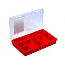 ; Container: compartment box; 290x185x46mm; red; polypropylene; ALLIT AG ; Container: compartment box; 290x185x46mm; red; polypropylene; ALLIT AG
