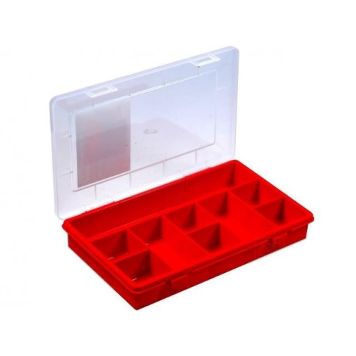 ; Container: compartment box; 290x185x46mm; red; polypropylene; ALLIT AG ; Container: compartment box; 290x185x46mm; red; polypropylene; ALLIT AG