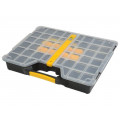 ; Container: compartment box; 465x375x75mm; black; polypropylene; ALLIT AG