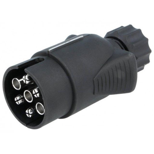 W12-T7-31NI; Connector: automotive; plug; PIN: 7; nickel plated; 12VDC; 6mm; TESAT W12-T7-31NI; Connector: automotive; plug; PIN: 7; nickel plated; 12VDC; 6mm; TESAT