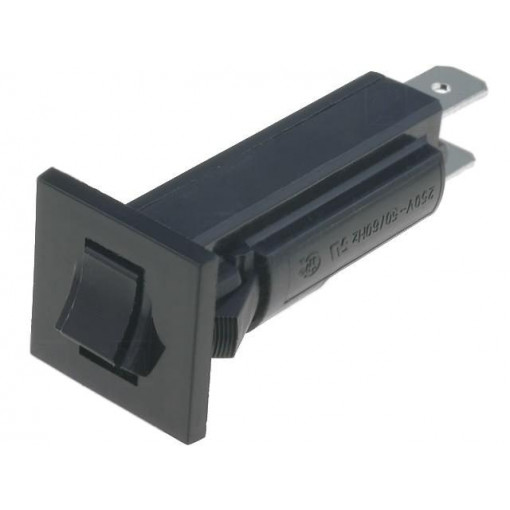 2-1393250-5; Circuit breaker; Urated: 250VAC; 32VDC; 10A; SPST-NC; Poles: 1; TE Connectivity