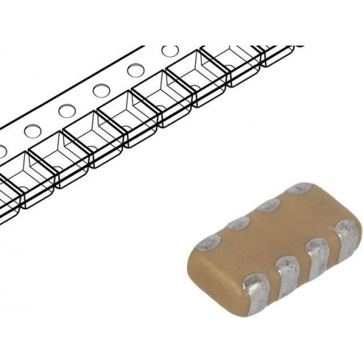 W3A45C103K4T2A; Capacitor: ceramic; MLCC; 10nF; 50VDC; X7R; ±10%; SMD; 0612; AVX