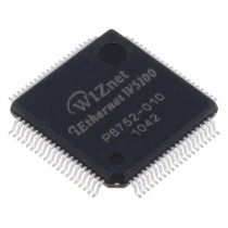 W5100; IC: Ethernet controller; 8bit BUS,SPI; LQFP80; -40÷85°C; 3.3VDC; WIZNET