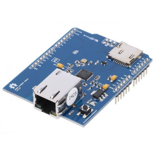 W5200 ETHERNET SHIELD; Expansion board; Ethernet,SPI; W5200; RJ45,pin header; WIZNET W5200 ETHERNET SHIELD; Expansion board; Ethernet,SPI; W5200; RJ45,pin header; WIZNET