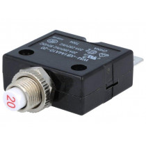 1423674-9; Circuit breaker; Urated: 250VAC; 50VDC; 20A; SPST-NC; Poles: 1; TE Connectivity