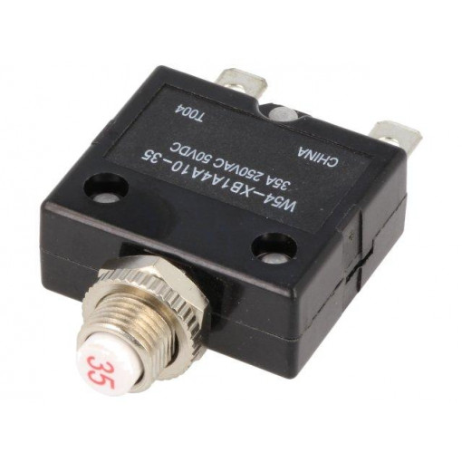 7-1423674-8; Circuit breaker; Urated: 250VAC; 50VDC; 35A; SPST-NC; Poles: 1; TE Connectivity