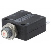 W58-XB1A4A-12; Circuit breaker; Urated: 250VAC; 50VDC; 12A; SPST-NC; Poles: 1; TE Connectivity