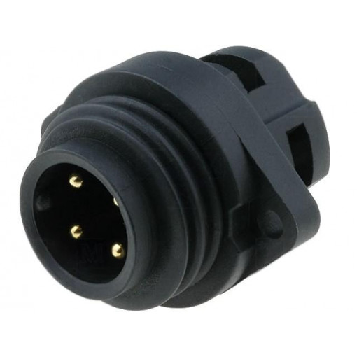 WA22J4Z2; WA22; socket; male; PIN: 4; 3+PE; IP67; 16A; screw terminal; 400V; WEIPU