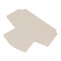 1059100000 WAP WDK2.5; End plate; Application: WDK2.5; beige; WEIDMÜLLER 1059100000 WAP WDK2.5; End plate; Application: WDK2.5; beige; WEIDMÜLLER