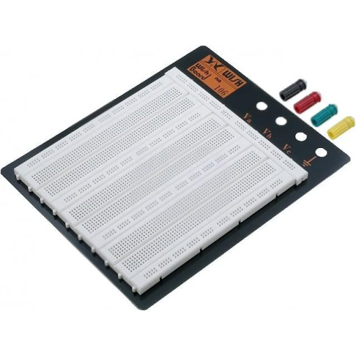 WB-106; Board: universal; prototyping,solderless; W: 195mm; L: 340mm; WISHER ENTERPRISE