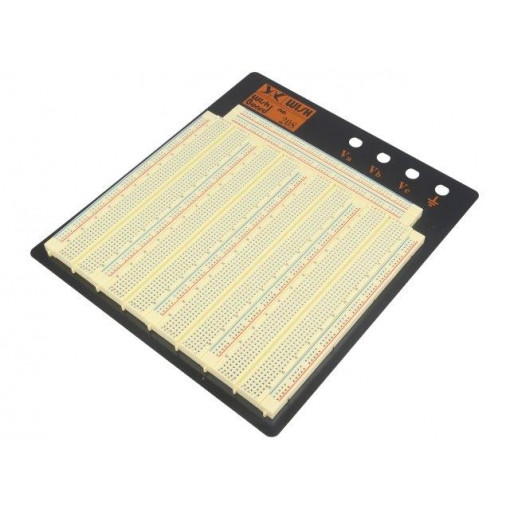 WBU-208; Board: universal; prototyping,solderless; W: 240mm; L: 260mm; WISHER ENTERPRISE