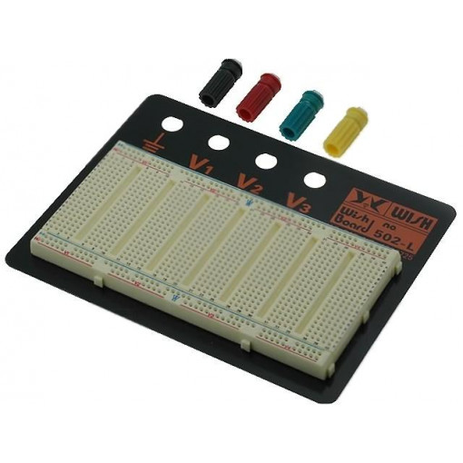 WBU-502L; Board: universal; prototyping,solderless; W: 125mm; L: 160mm; WISHER ENTERPRISE