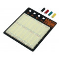 WBU-504; Board: universal; prototyping,solderless; W: 160mm; L: 190mm; WISHER ENTERPRISE