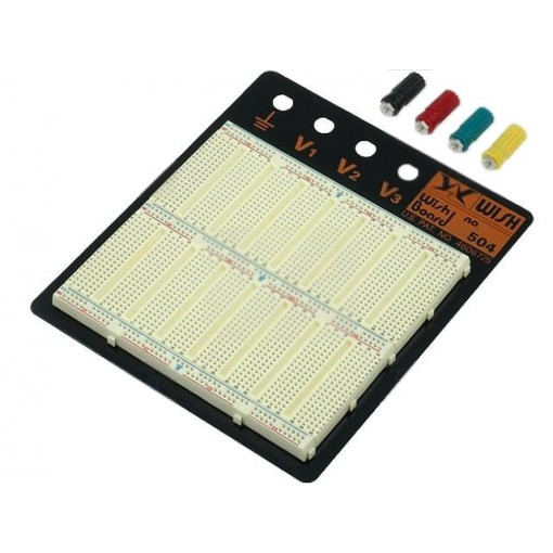 WBU-504; Board: universal; prototyping,solderless; W: 160mm; L: 190mm; WISHER ENTERPRISE