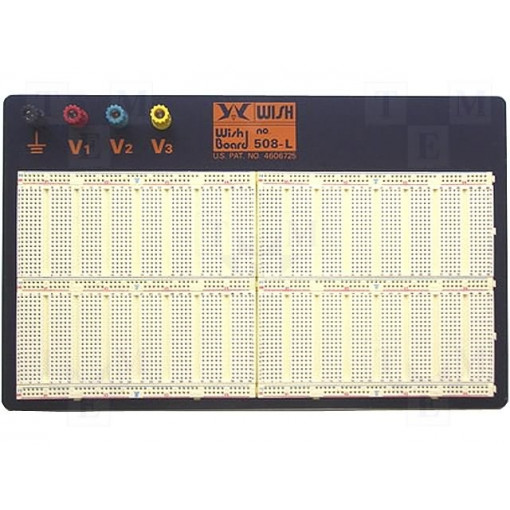 WBU-508L; Board: universal; prototyping,solderless; W: 190mm; L: 305mm; WISHER ENTERPRISE