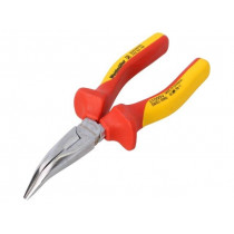 9046390000; Pliers; insulated,straight,half-rounded nose; steel; 160mm; WEIDMÜLLER