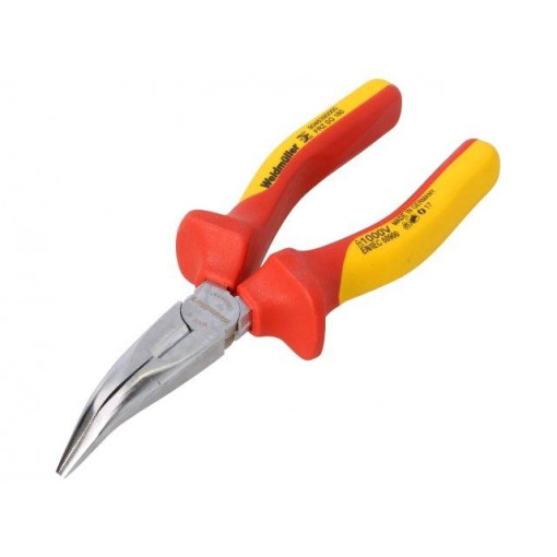 9046390000; Pliers; insulated,straight,half-rounded nose; steel; 160mm; WEIDMÜLLER