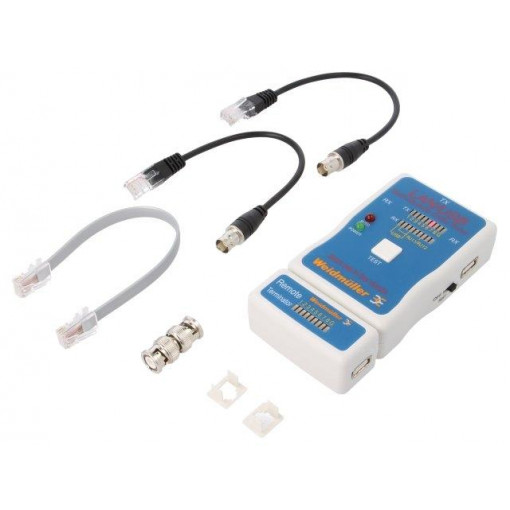 9205400000; Tester: LAN wiring; Features: RJ45 test socket; IP44; 135x65x27mm; WEIDMÜLLER 9205400000; Tester: LAN wiring; Features: RJ45 test socket; IP44; 135x65x27mm; WEIDMÜLLER