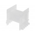 WE-2154-1S; Coilformer: without pins; Mat: plastic; Poles number: 1; B: 29.1mm; WEISSER WE-2154-1S; Coilformer: without pins; Mat: plastic; Poles number: 1; B: 29.1mm; WEISSER