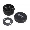 64080000; Signallers accessories: base; black; Ø70x26.5mm; WERMA 64080000; Signallers accessories: base; black; Ø70x26.5mm; WERMA