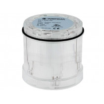 64140000; Signaller: lighting; bulb BA15D; white; Usup: 12÷240VDC; IP65; WERMA