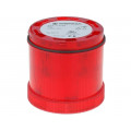 64411068; Signaller: lighting; LED; red; Usup: 230VAC; IP65; Ø70x65mm; WERMA 64411068; Signaller: lighting; LED; red; Usup: 230VAC; IP65; Ø70x65mm; WERMA
