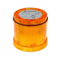 64431075; Signaller: lighting; LED; yellow; Usup: 24VDC; Usup: 24VAC; IP65; WERMA