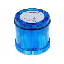 64450075; Signaller: lighting; LED; blue; Usup: 24VDC; Usup: 24VAC; IP65; WERMA