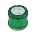 64722055; Signaller: lighting; LED; green; Usup: 24VDC; IP65; Ø70x65.5mm; WERMA 64722055; Signaller: lighting; LED; green; Usup: 24VDC; IP65; Ø70x65.5mm; WERMA