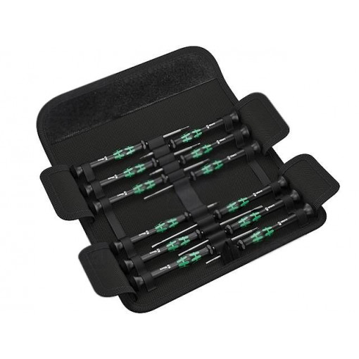 05073675001; Kit: screwdrivers; Pcs: 12; precision; Package: case; WERA