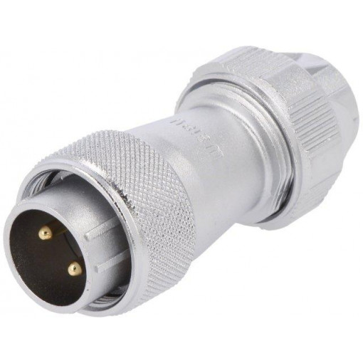 WF20J2TE1; WF; plug; male; PIN: 2; IP67; 9÷10.5mm; 25A; soldering; for cable; WEIPU