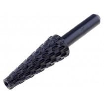 2535000; Rotary burr; 5÷12mm; Ø: 6.35mm; aluminium,for tinware,metal; WOLFCRAFT