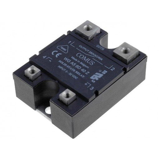 WGA56A25Z; Relay: solid state; Ucntrl: 90÷280VAC; 25A; 24÷280VAC; -20÷80°C; COMUS WGA56A25Z; Relay: solid state; Ucntrl: 90÷280VAC; 25A; 24÷280VAC; -20÷80°C; COMUS