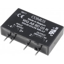 WGA86D03R; Relay: solid state; Ucntrl: 3÷32VDC; 3A; 48÷280VAC; Series: WGA8; COMUS WGA86D03R; Relay: solid state; Ucntrl: 3÷32VDC; 3A; 48÷280VAC; Series: WGA8; COMUS