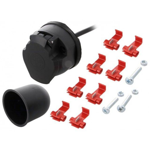 WH12-01-150; Connector: automotive; socket; PIN: 7; Conform to: PN-ISO 1724; TESAT WH12-01-150; Connector: automotive; socket; PIN: 7; Conform to: PN-ISO 1724; TESAT