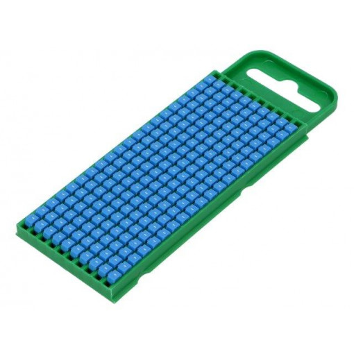 561-00716; Markers for cables and wires; Label symbol: -; 0.8÷2.2mm; blue; HELLERMANNTYTON