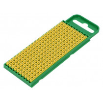561-00604; Markers for cables and wires; Label symbol: 0; 0.8÷2.2mm; yellow; HELLERMANNTYTON