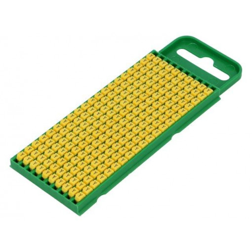 561-00254; Markers for cables and wires; Label symbol: Y; 0.8÷2.2mm; yellow; HELLERMANNTYTON