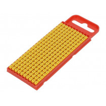 561-01714; Markers for cables and wires; Label symbol: -; 2÷2.8mm; yellow; HELLERMANNTYTON