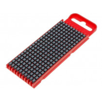 561-01600; Markers for cables and wires; Label symbol: 0; 2÷2.8mm; black; HELLERMANNTYTON