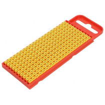 561-01634; Markers for cables and wires; Label symbol: 3; 2÷2.8mm; yellow; HELLERMANNTYTON