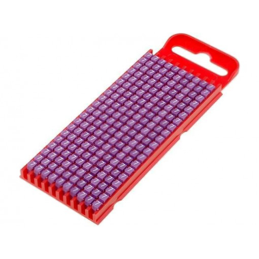 561-01677; Markers for cables and wires; Label symbol: 7; 2÷2.8mm; violet; HELLERMANNTYTON