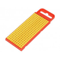 561-01124; Markers for cables and wires; Label symbol: L; 2÷2.8mm; yellow; HELLERMANNTYTON