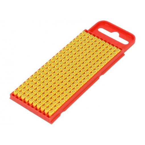 561-01314; Markers for cables and wires; Label symbol: L1; 2÷2.8mm; yellow; HELLERMANNTYTON