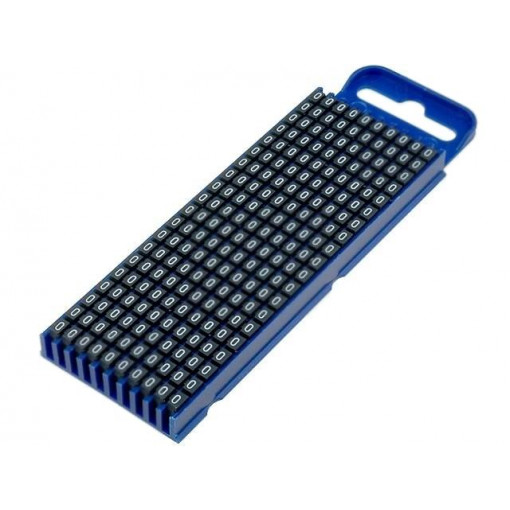 561-02600; Markers for cables and wires; Label symbol: 0; 2.8÷3.8mm; black; HELLERMANNTYTON