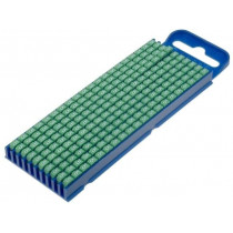 561-02655; Markers for cables and wires; Label symbol: 5; 2.8÷3.8mm; green; HELLERMANNTYTON