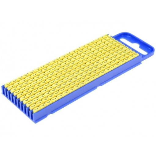 561-02674; Markers for cables and wires; Label symbol: 7; 2.8÷3.8mm; yellow; HELLERMANNTYTON